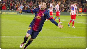 Lionel Messi gol sevinci
