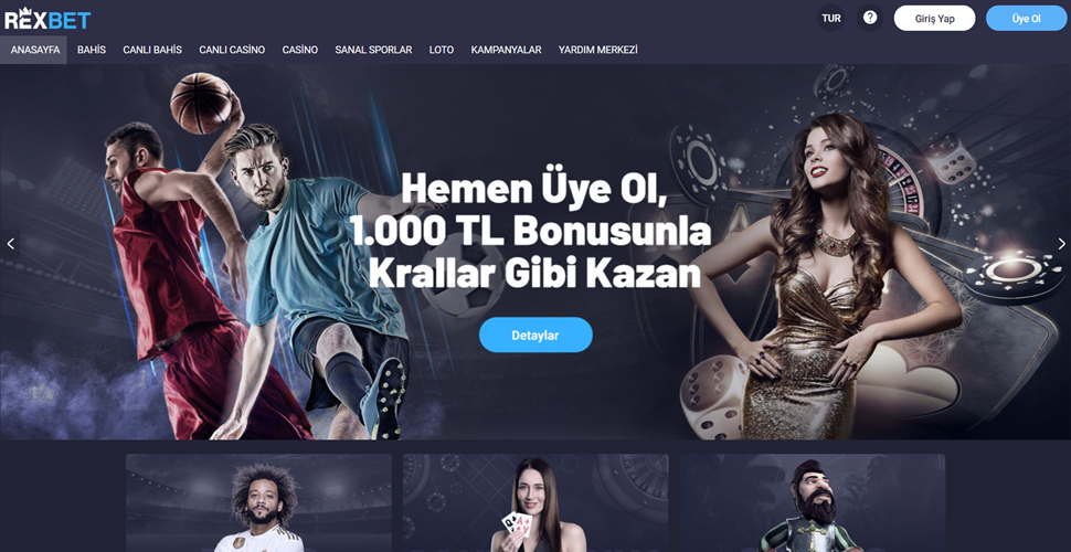 Rexbet online bahis sitesi